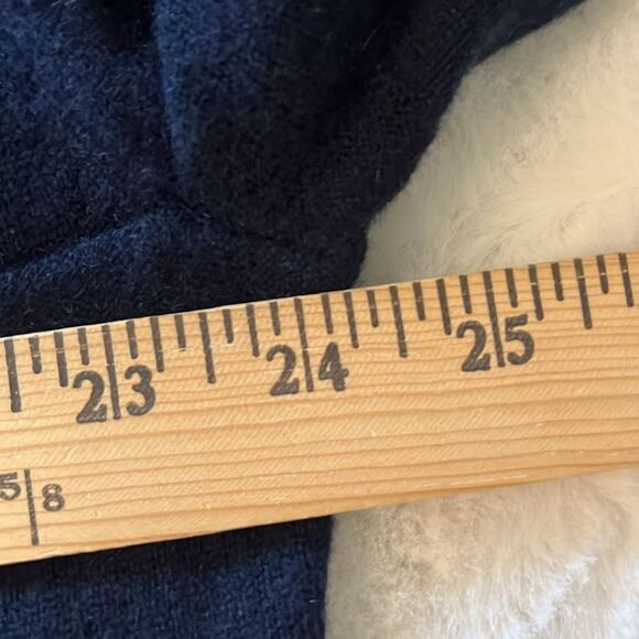 J CASHMERE 100% Pure Cashmere Horizontal Rib Boatneck Raglan Sweater Size Large - Picture 13 of 16